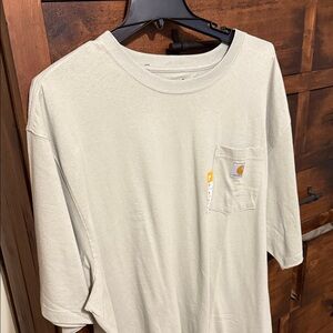 Carhartt Men's Light Tan Pocket Tee
